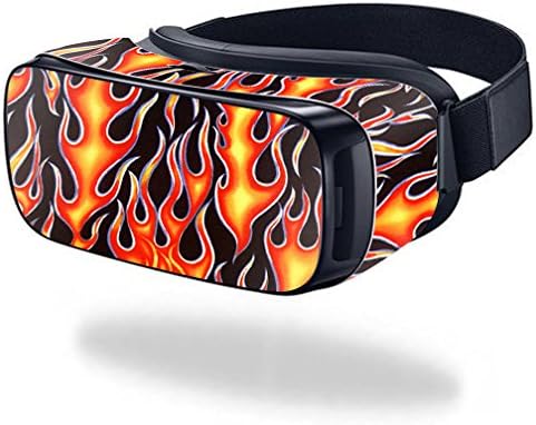 Mogryyskins Koža kompatibilna sa Samsung Gear VR poklopcem omota naljepnice Skins vrući plamen