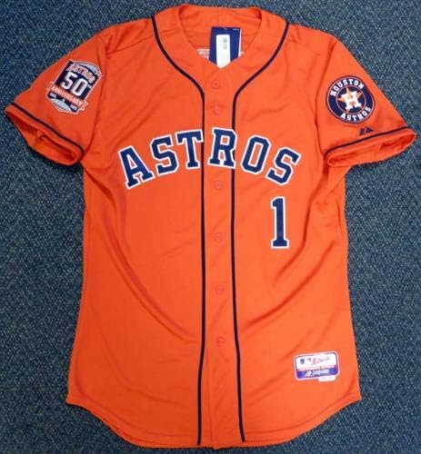 Houston Astros Carlos Correa Autographirani autentični veličanstveni narančasti dres Veličina 44 2015 al Roy MLB Holo Stock 104882