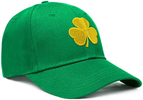 LHSCVJSEKL ST PATRICKS DAN Hat Hat Lucky vezeni bejzbol kapica Shamrock Hat Clover Saint Pattys Hat muškarci Žene zeleno podesivo