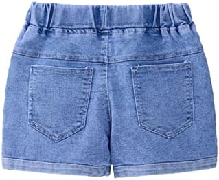 Venjae djevojčice za bebe partnere degene traper kratke kratke hlače ljetne elastične dno struka vruće hlače