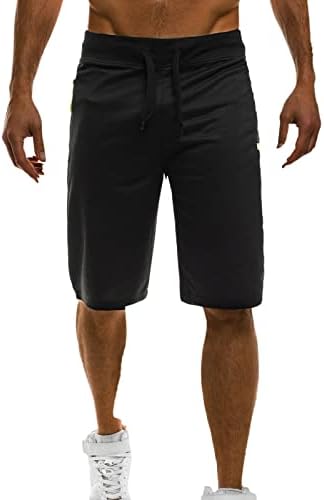 Ljetne kupaće gaće muške jednobojne kratke hlače sportske Ležerne kratke hlače s elastičnim džepovima srednje duljine muške kravate