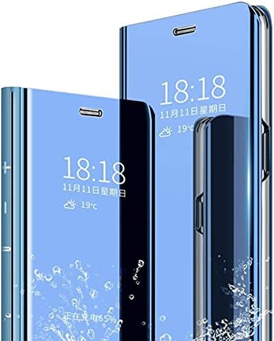 Torbica za telefon sa ogledalom za šminkanje JJenny za Samsung Galaxy Note 10 Plus, luksuzni ogledalo dizajn, torbica za zaslon Clear