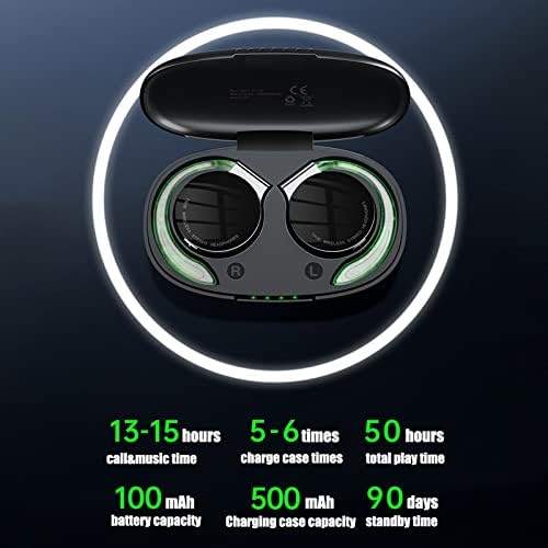 ESSONIO Otvoreno ušne slušalice slušalice za uklanjanje buke Bluetooth Eastuhe Bluetooth slušalice za rukovanje slušalicama za vježbanje