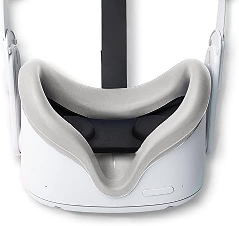 VR poklopac lica i poklopac leće kompatibilan za Meta/Oculus Quest 2 slušalice, sinikonski silikonski interfacijalni jastučić za masku