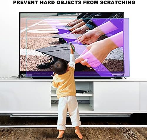 Kelunis Anti Blue Light Screen Protector za TV, anti-Glare Blue Light Filter Film Ublažava soj oka za LCD/LED/OLED & QLED 4K HDTV,