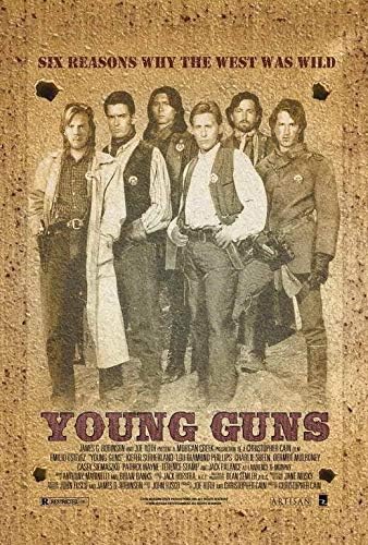 Mariposaprints 65534 Young Guns Film Emilio Estevez Harlie Sheen Decor Wall 36x24 Print plakat