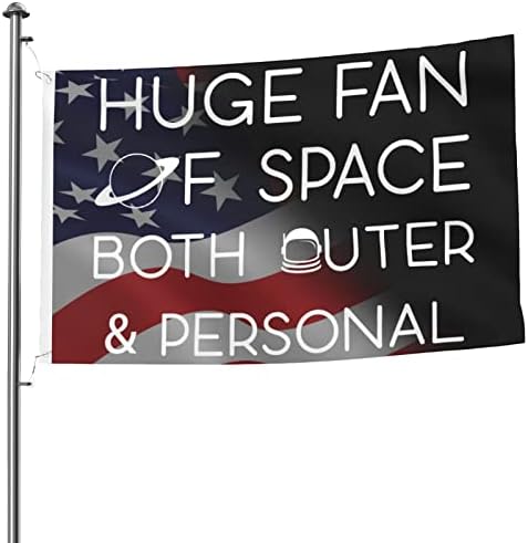 Ogroman zaljubljenik u prostor, kako vanjski tako i osobni, vrhunska Zastava od 5 do 8 stopa za vanjsku ili unutarnju upotrebu-Izdržljiva