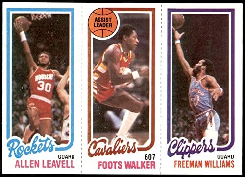 1980. Topps 106/53/223 Allen Leavell/Foots Walker/Freeman Williams NM