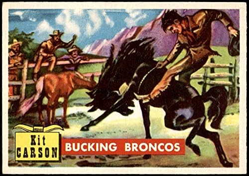 1956. Topps 72 Bucking Broncos Kit Carson Ex+