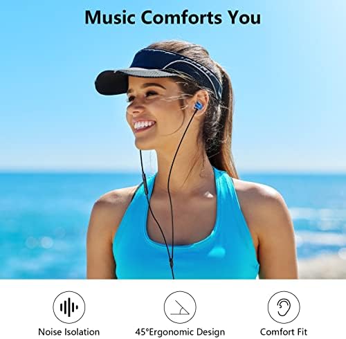 SportsMax Wired Earbuds s DVD -u s mikrofonom CD slušalice sa slušalicama CD slušalice za iPhone za iPhone, Samsung, iPad, računalo,