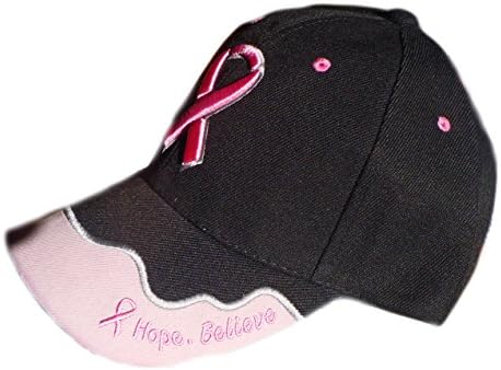 Ružičaste ili crne kape za svijest o raku dojke s ružičastom vrpcom