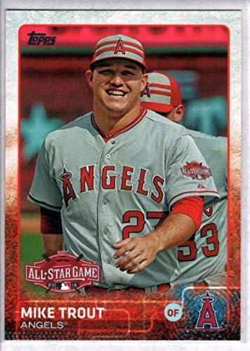 2015 Topps UPDATE US364 Mike Trout Angels MLB bejzbol kartica NM-MT