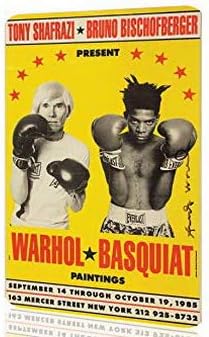 UpTell Metal Sign Andy Warhol Basquiat Boxing Poster Art 12 x 8 inča